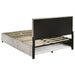Reeves Upholstered Queen Lift-Top Storage Platform Bed Beige