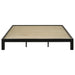 Gislen Eastern King Easy Assembly Wood Platform Bed Black