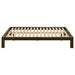 Gislen Full Easy Assembly Wood Platform Bed Walnut