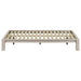 Gislen Twin Easy Assembly Wood Platform Bed White