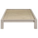 Gislen Twin Easy Assembly Wood Platform Bed White