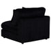 Blaine Upholstered Armless Chair Black