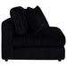 Blaine Upholstered Armless Chair Black