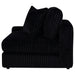 Blaine Upholstered Reversible Chaise Sectional Sofa Black