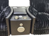 Madden Leatherette Bluetooth Audio Console with Power Outlet Black