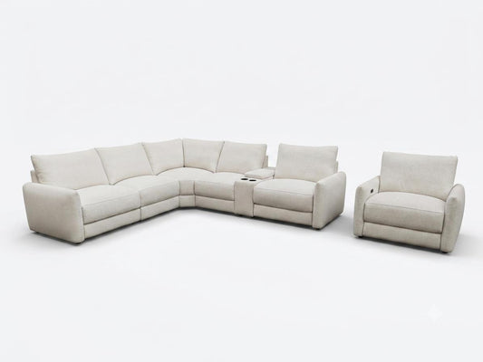 HP0426 Power Sectional 5 Pc Set Pearl