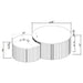 HP0426 Nesting Coffee Table Charcoal