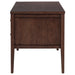 Graham 54-inch 4-drawer Double Pedestal Lift Top Computer Desk Chocolate