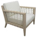 HP0426 Accent Chair White / Weathered Natural