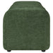 Summer Chenille Upholstered Channel Accent Bench Green