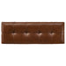 Farrell Leatherette Upholstered Bench Brown