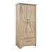 Arvida 2-door Bedroom Wardrobe Storage Cabinet Armoire Latte