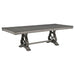 Cresswell 7-piece 104-inch Extension Dining Set Weathered Taupe