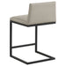 Vardon Genuine Leather Counter Height Chair Tan (Set of 2)