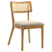 Fabra 7-piece 79-inch Rectangular Dining Set Honey Wheat