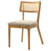 Fabra Cane Back Side Chair Honey Wheat (Set of 2)