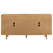 Fabra 4-door Dining Sideboard Storage Console Honey