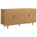 Fabra 4-door Dining Sideboard Storage Console Honey
