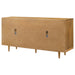 Fabra 4-door Dining Sideboard Storage Console Honey