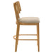 Fabra Cane Back Counter Height Chair Honey Wheat (Set of 2)