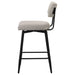 Levine Fabric Upholstered Swivel Counter Chair Cream (Set of 2)