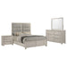 Farre 4-piece Eastern King Bedroom Set Washed Grey