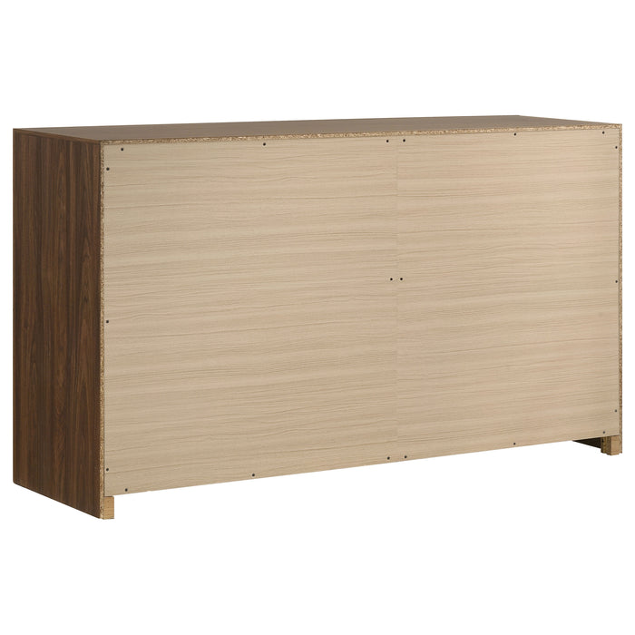 Etienne 4-piece Queen Bedroom Set Walnut