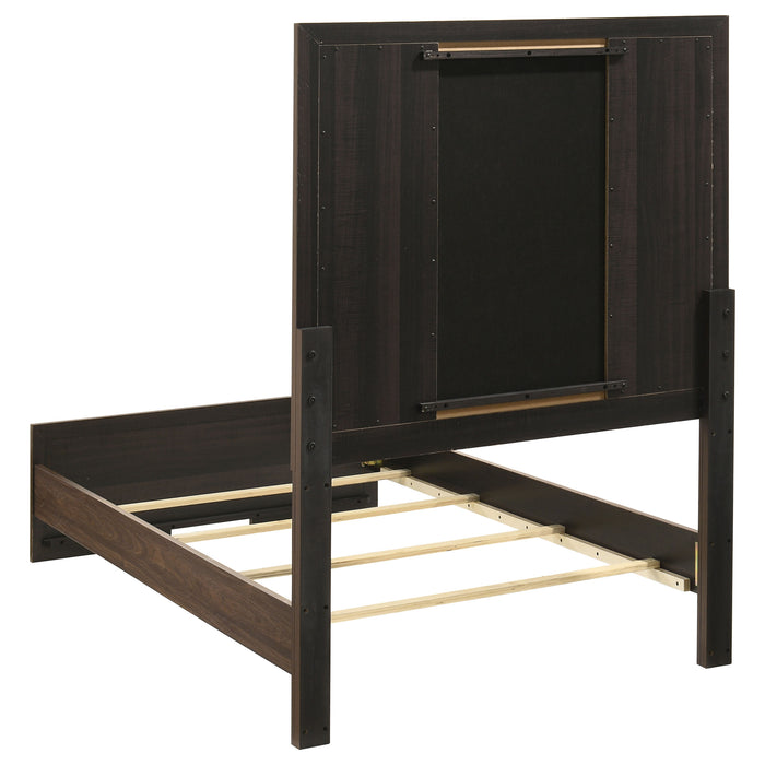Etienne 4-piece Twin Bedroom Set Walnut
