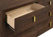 Etienne 4-piece Twin Bedroom Set Walnut