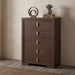 Etienne 5-drawer Bedroom Chest of Drawers Walnut