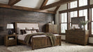 Doherty Rectangular Dresser Mirror Rustic Brown