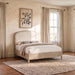 Lucaire Queen Upholstered Panel Bed Sandstone