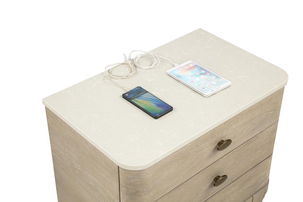 Lucaire 5-piece Queen Bedroom Set Sandstone
