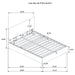 Reeves Upholstered Queen Lift-Top Storage Platform Bed Grey