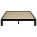 Gislen Full Easy Assembly Wood Platform Bed Black