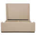 Nala Queen Fabric Upholstered Platform Bed Tan