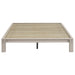 Gislen Full Easy Assembly Wood Platform Bed White