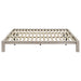 Gislen Eastern King Easy Assembly Wood Platform Bed White