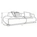 Byrne 105-inch Velvet Modular Bumper Sectional Sofa Rust