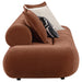 Byrne 105-inch Velvet Modular Bumper Sectional Sofa Rust