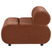 Byrne Velvet Upholstered Armless Chair Rust