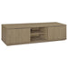 Ingram 4-Door TV Stand for TVs up to 85 Inches Latte