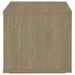 Ingram Square End Table with Drawer and Open Shelf Latte
