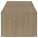 Ingram 2-Drawer Rectangular Coffee Table with Open Shelf Latte