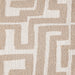 Eimer Geometric Jacquard Accent Chair Camel