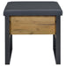 Bettin Vanity Set with Sliding Mirror and Stool Golden Oak