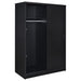 Noble 2-door Bedroom Wardrobe Storage Cabinet Armoire Black