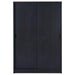 Noble 2-door Bedroom Wardrobe Storage Cabinet Armoire Black