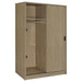 Noble 2-door Bedroom Wardrobe Storage Cabinet Armoire Latte