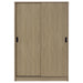 Noble 2-door Bedroom Wardrobe Storage Cabinet Armoire Latte
